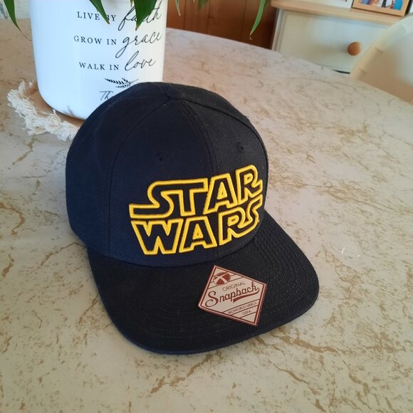 Vintage 1997 Star Wars Original SnapBack Hat Adjustable NWT!! - Black, OS - Picture 4 of 15